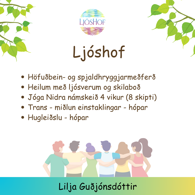 Lilja Guðjónsdóttir hjá Ljóshof mynd 2