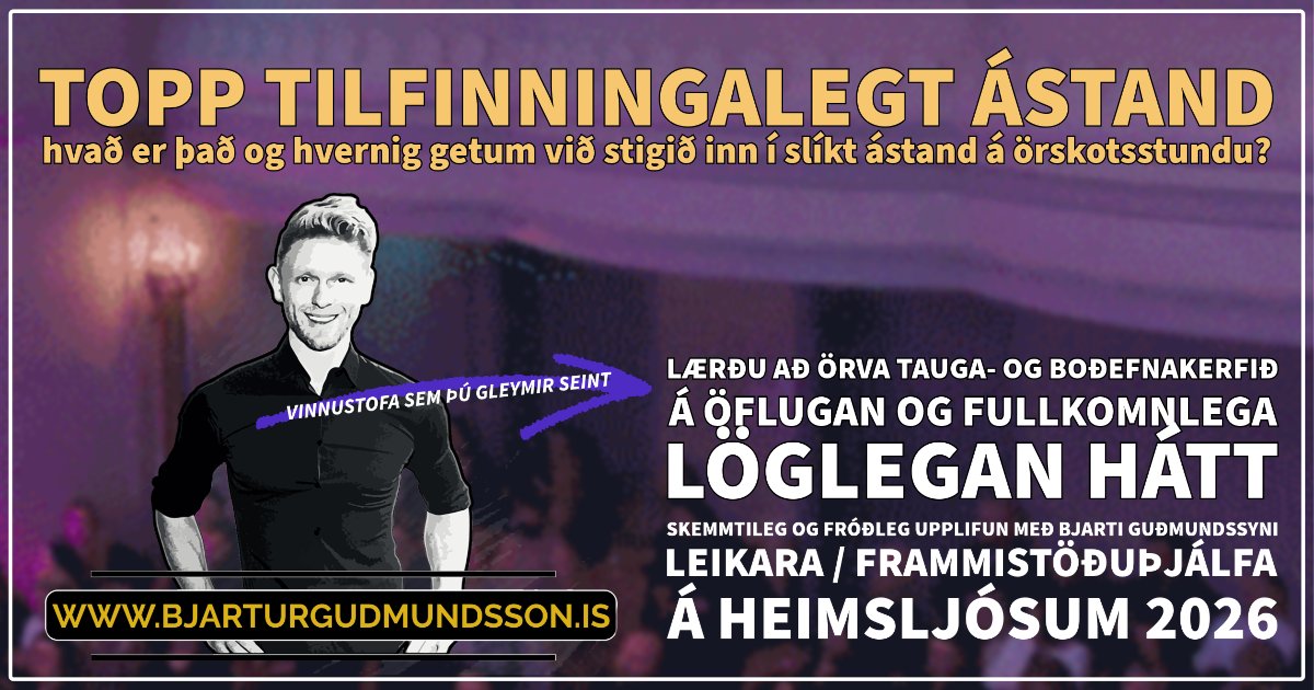 Topp tilfinningalegt ástand